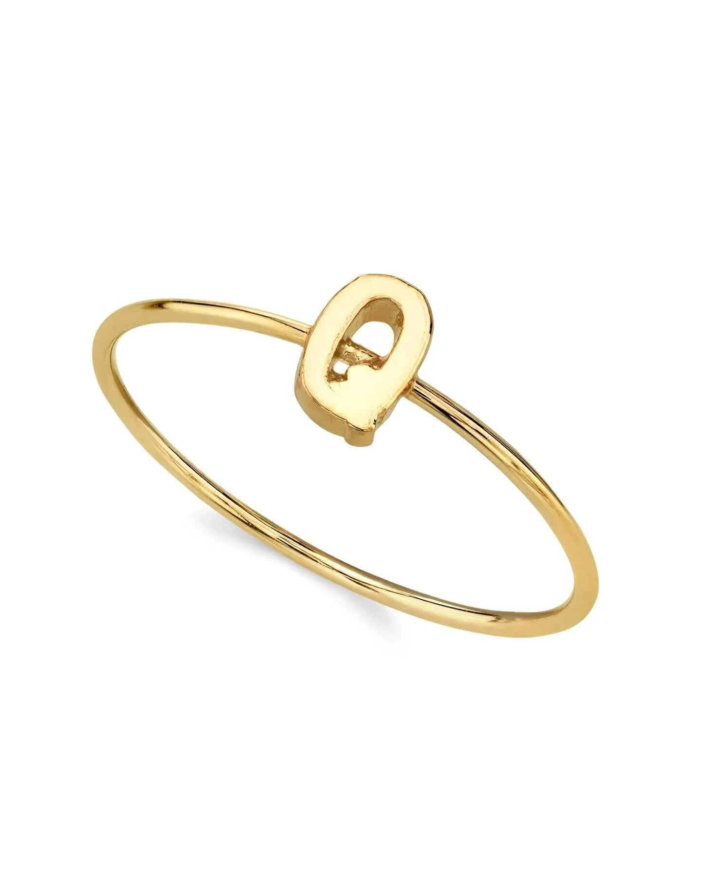 1928 Jewelry Gold Initial Ring Size 7