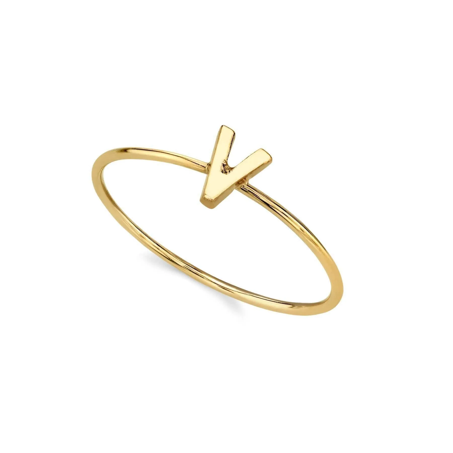 1928 Jewelry Gold Initial Ring Size 7