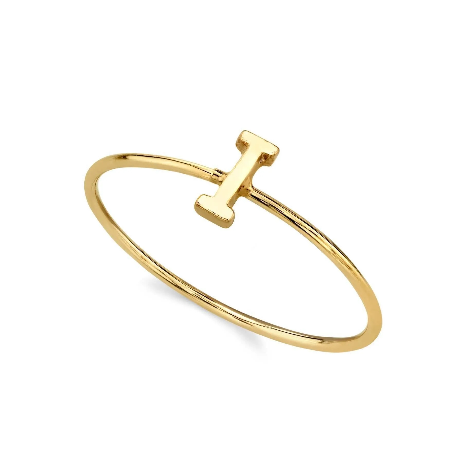 1928 Jewelry Gold Initial Ring Size 7