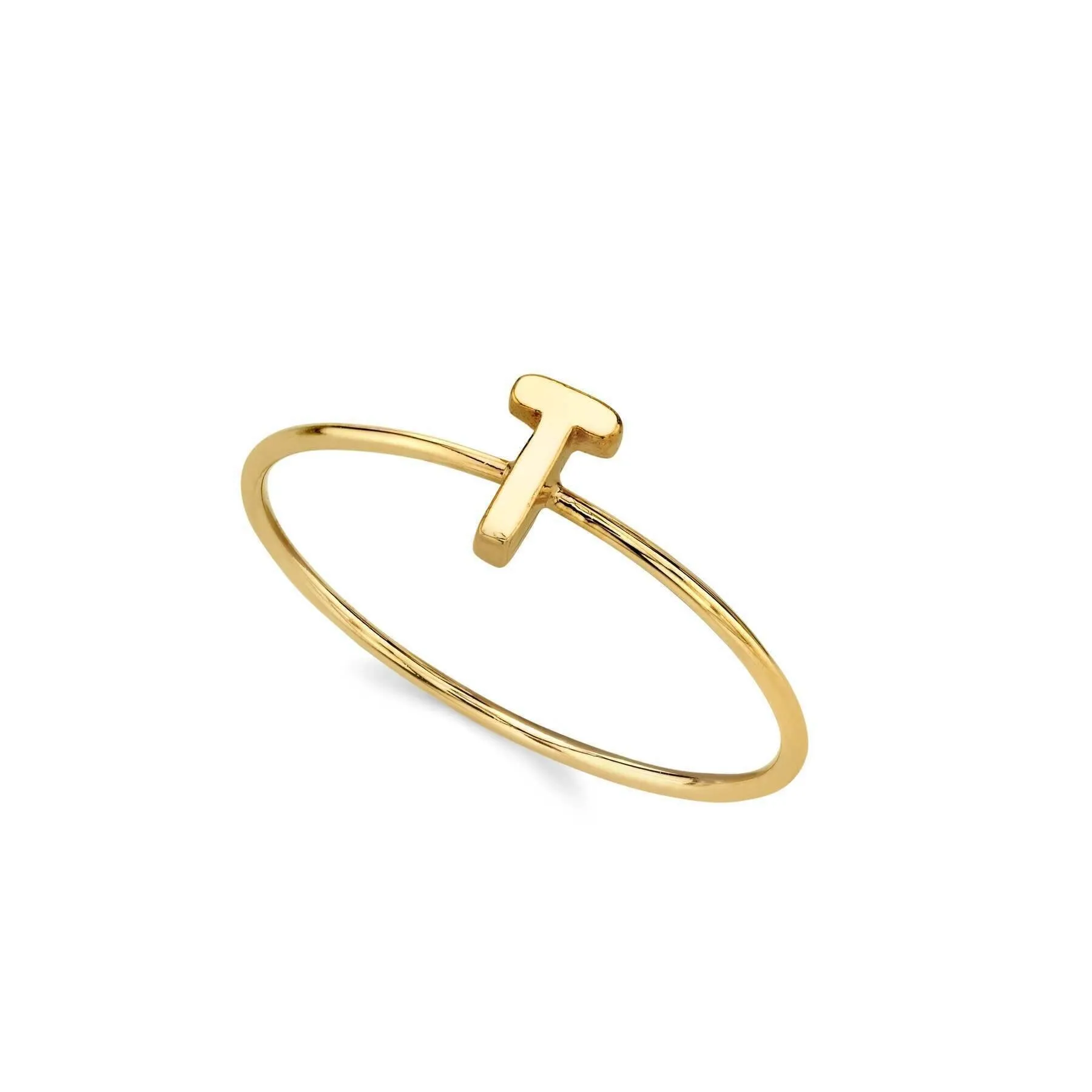 1928 Jewelry Gold Initial Ring Size 7