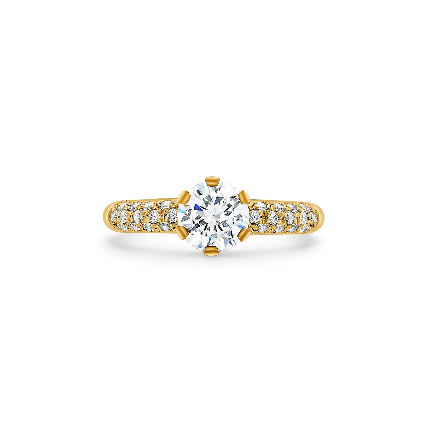 Angel Diamond Engagement Ring