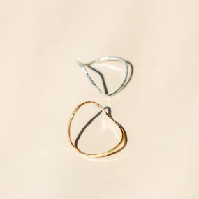 Bent Into Shape Ring