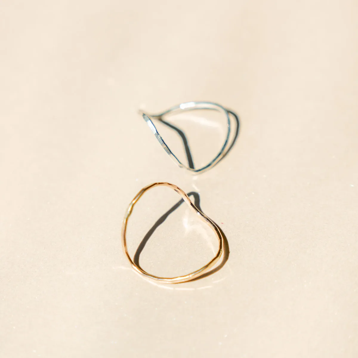 Bent Into Shape Ring