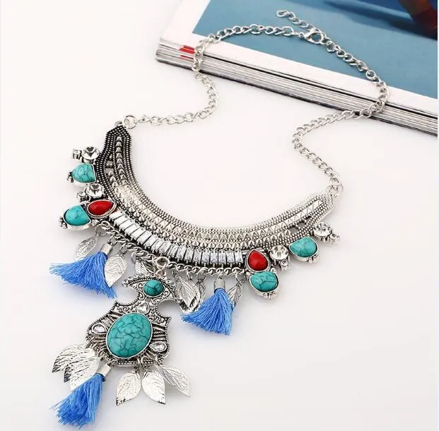 Bohemian Style Tassel Necklace