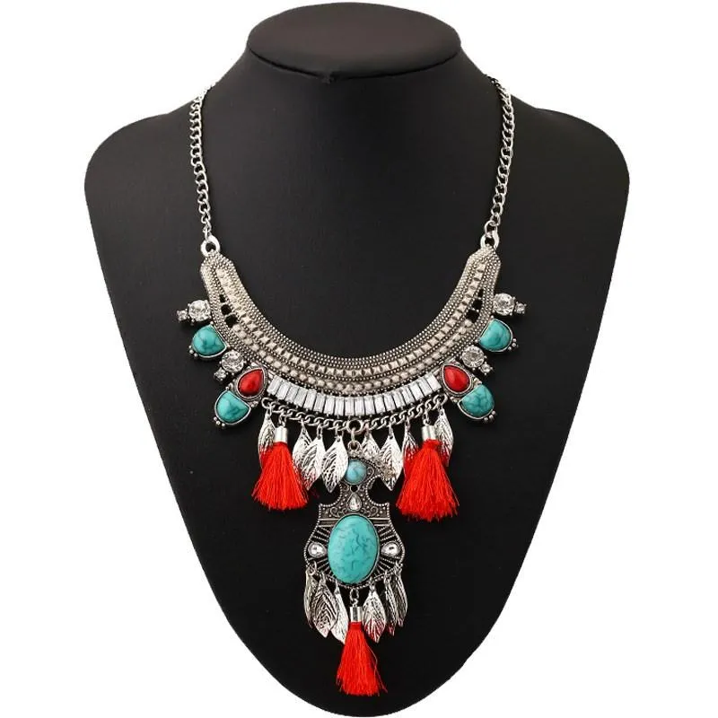 Bohemian Style Tassel Necklace