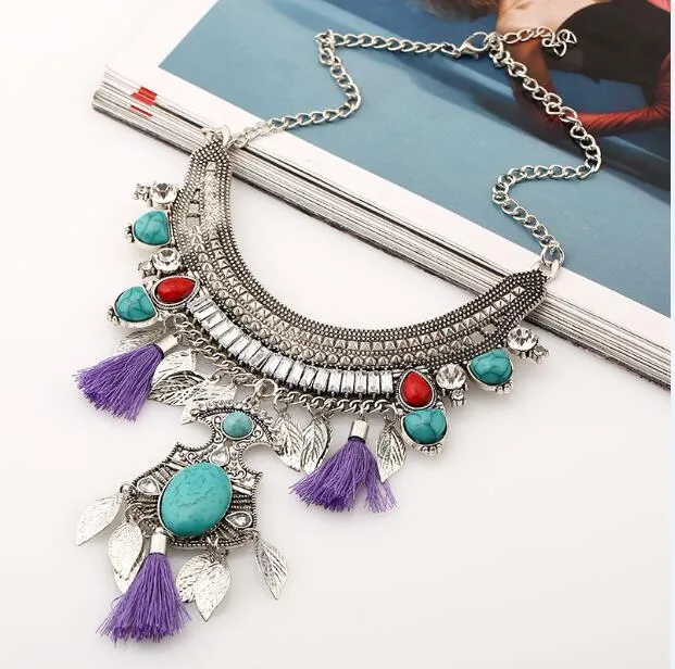 Bohemian Style Tassel Necklace