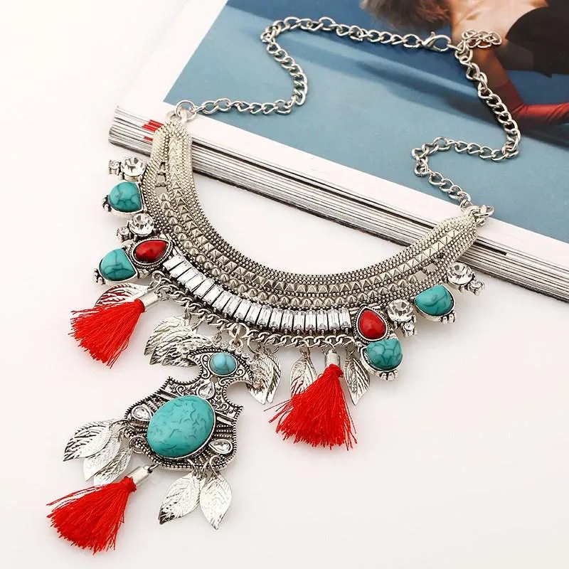 Bohemian Style Tassel Necklace