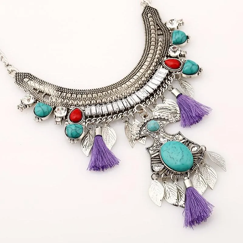 Bohemian Style Tassel Necklace