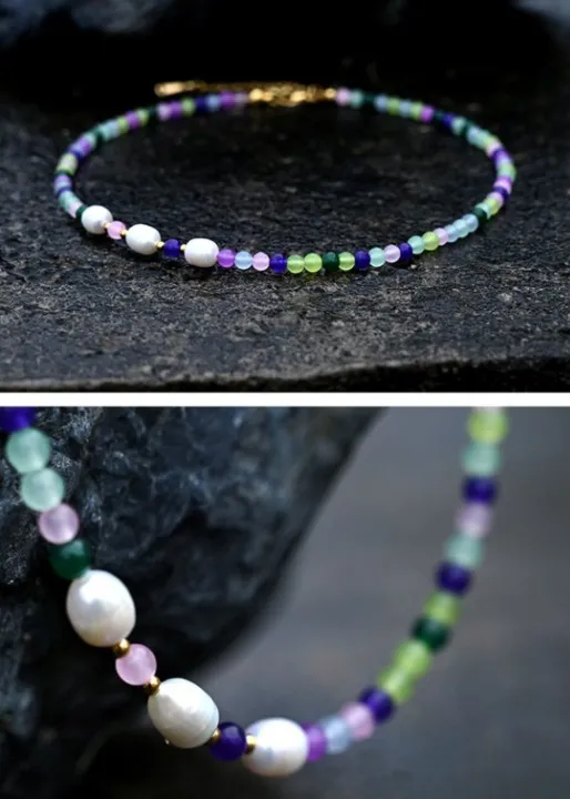 Boho Beaded Choker Necklace