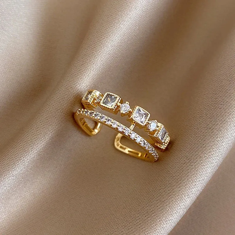 Chic Minimalist Open Rings