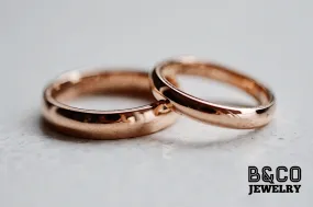 Classic Plain Wedding Rings