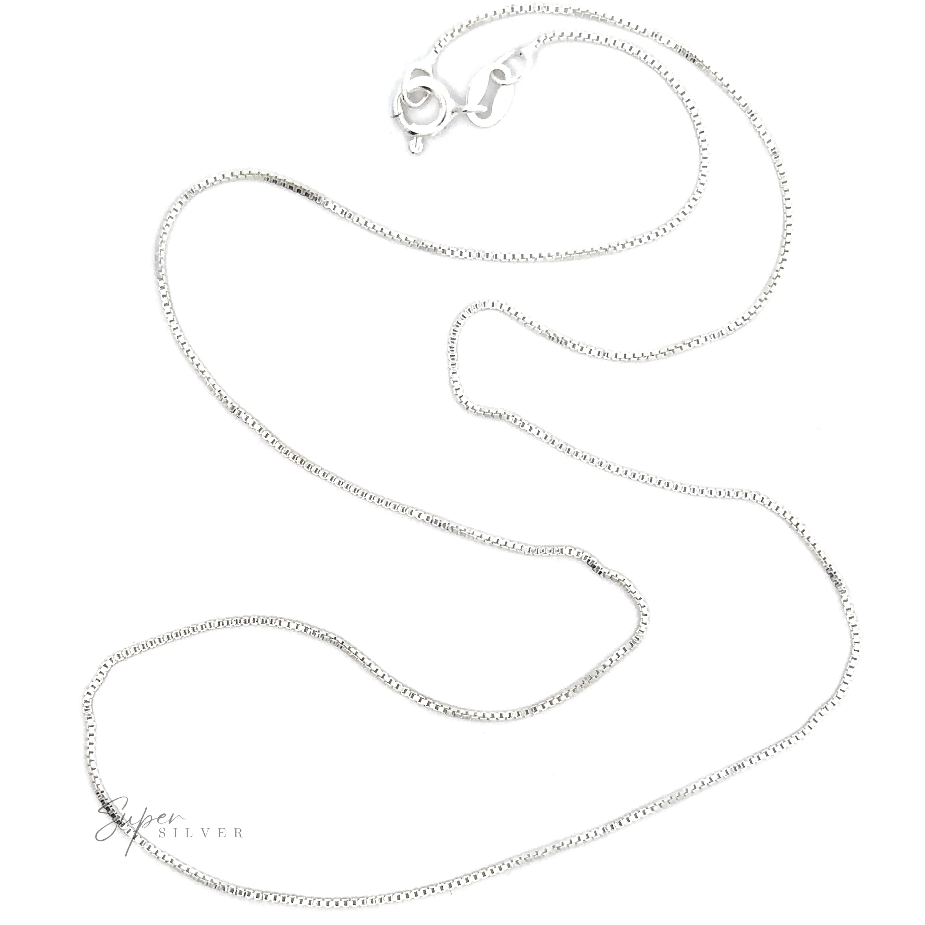 Delicate Sterling Silver Box Chains