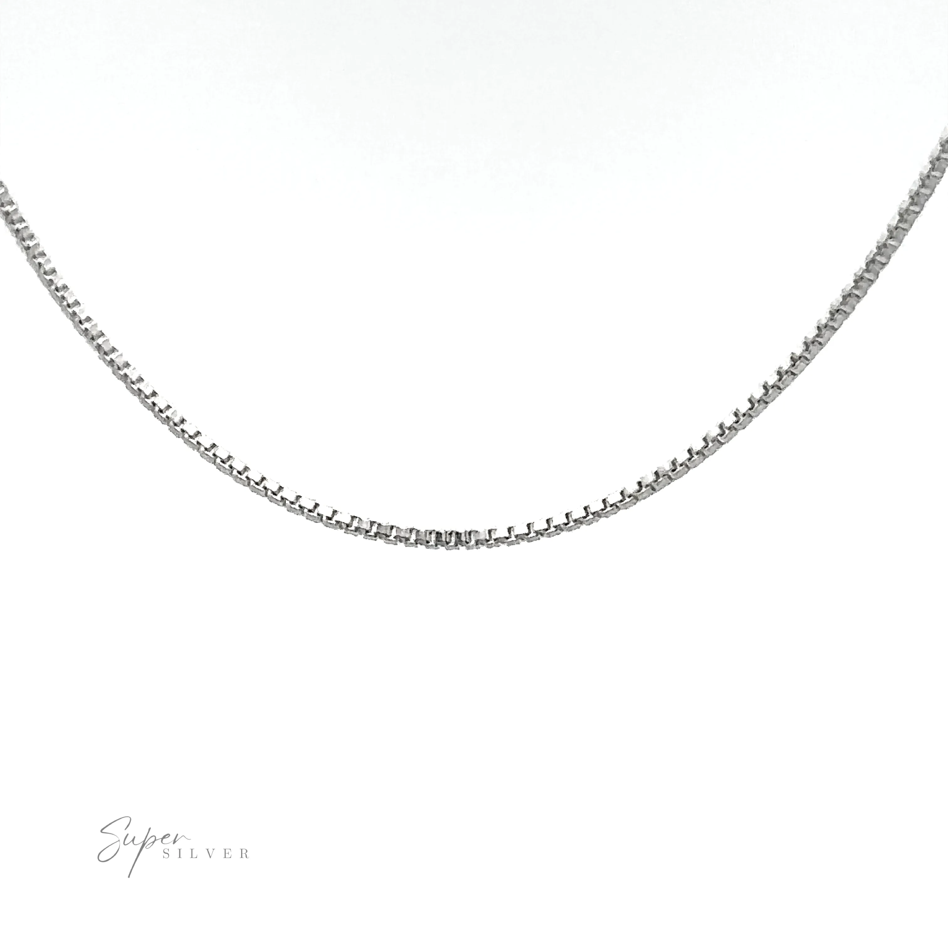 Delicate Sterling Silver Box Chains