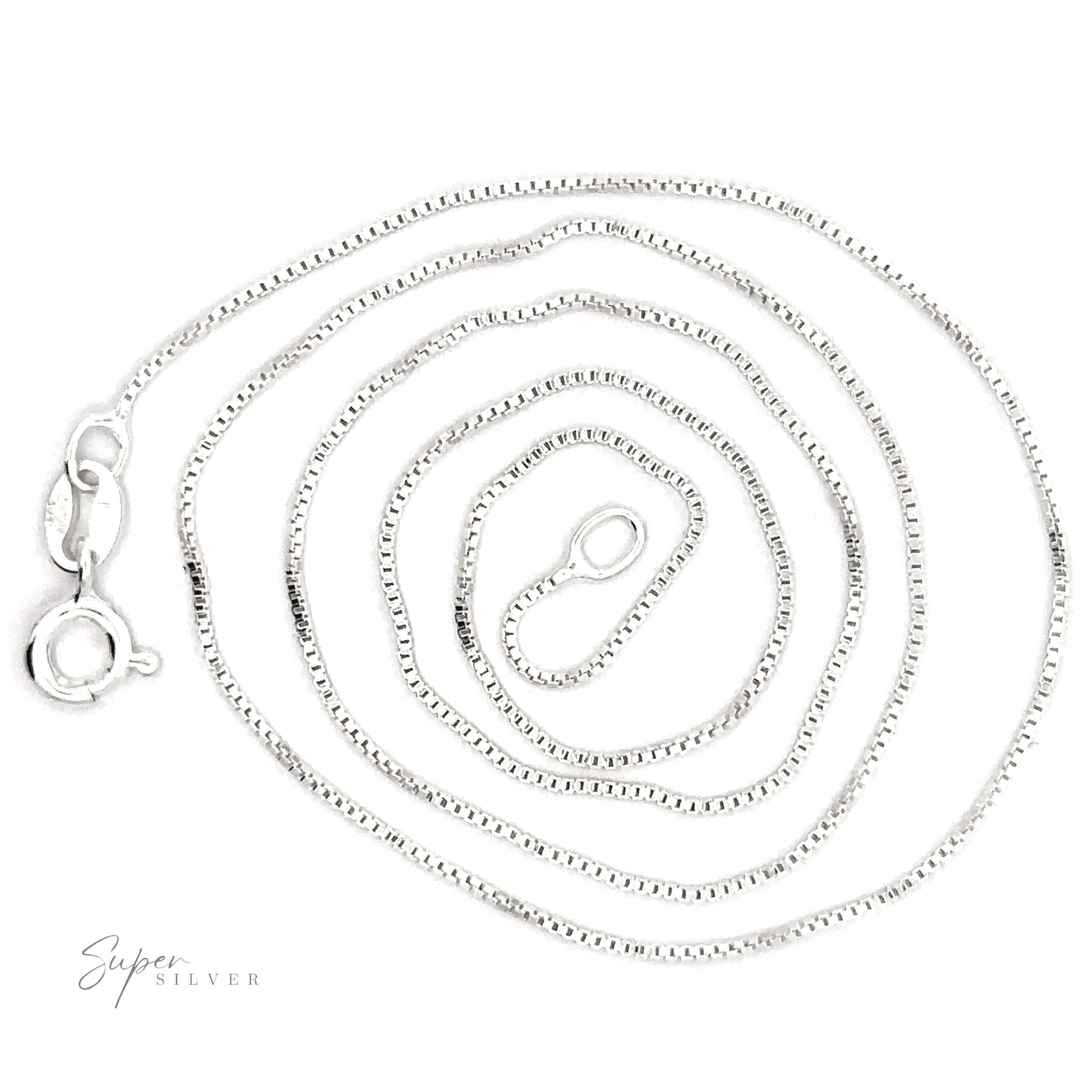 Delicate Sterling Silver Box Chains