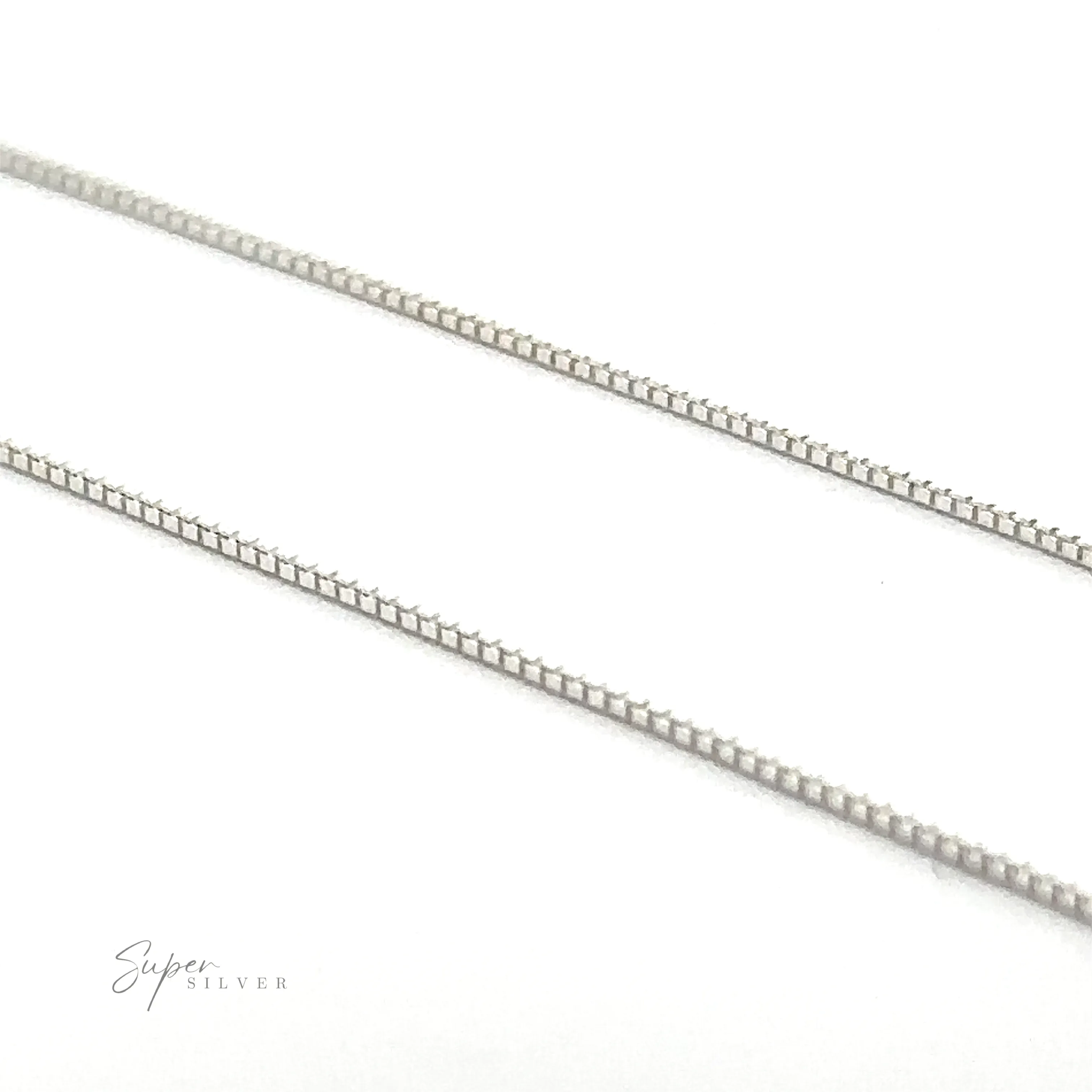 Delicate Sterling Silver Box Chains