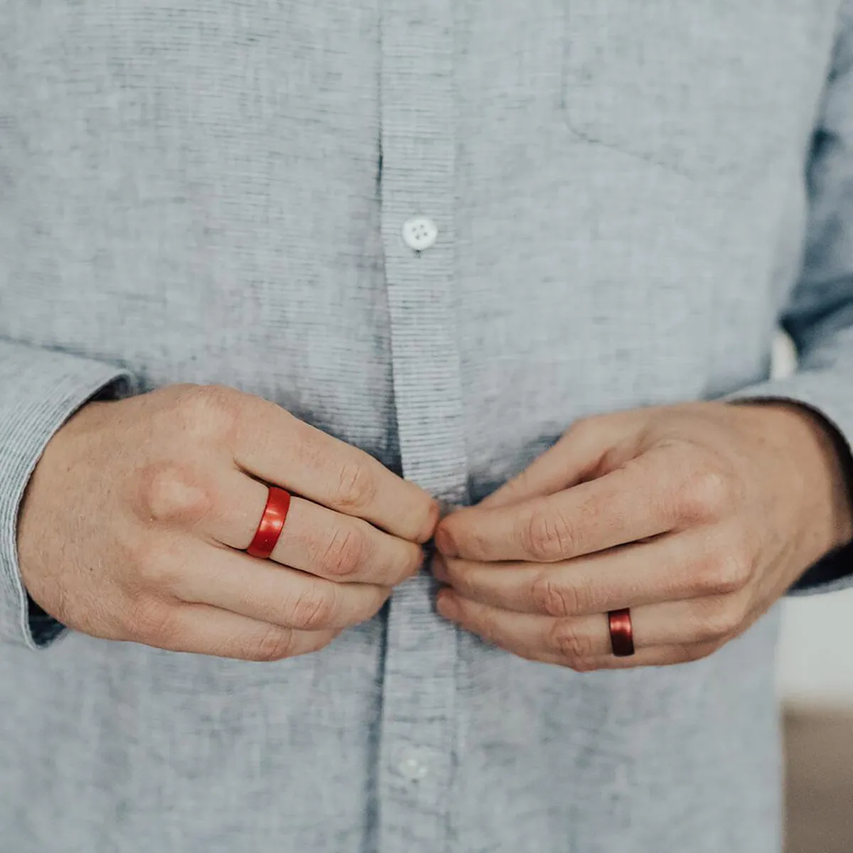 Enso Rings Classic Birthstone Series Silicone Ring - Opal