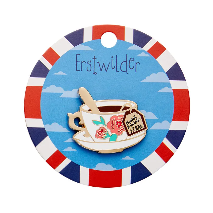 Erstwilder Fancy a Cuppa Enamel Pin