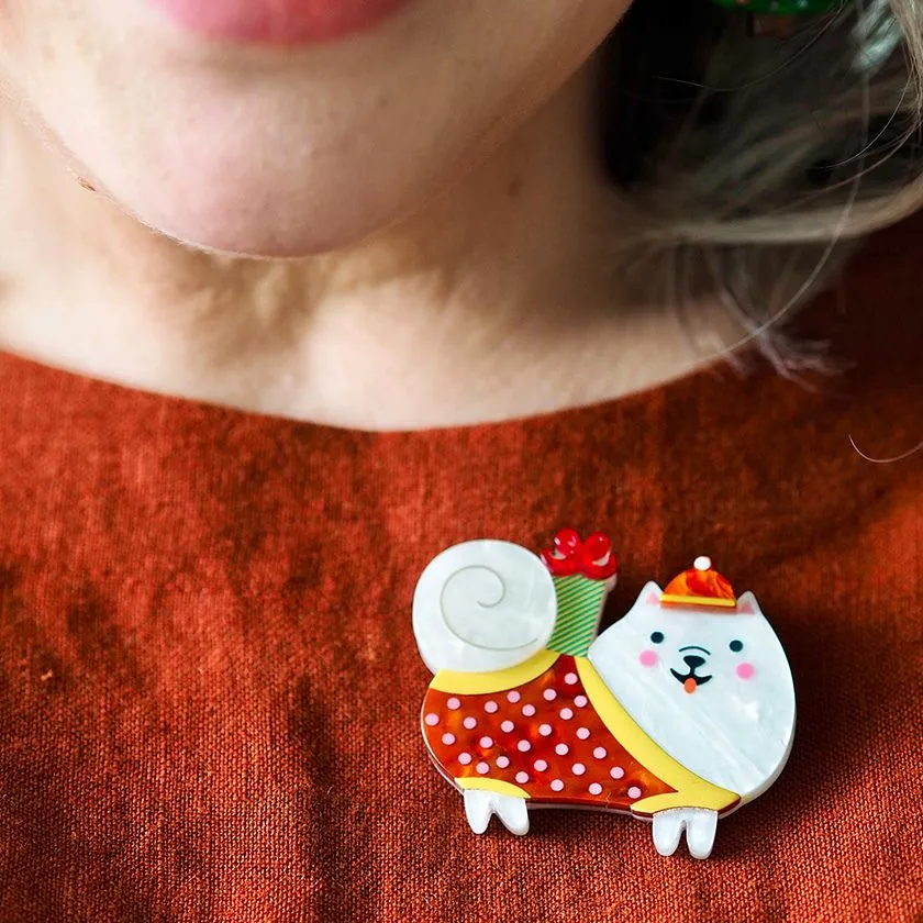 Erstwilder Santa Paws Brooch