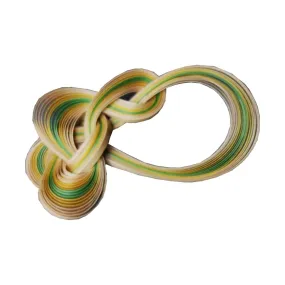 Handcrafted Bamboo Brooch -Chinese Knot Design