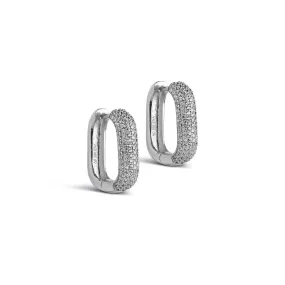 Hoops, Sparkling Square 18 mm