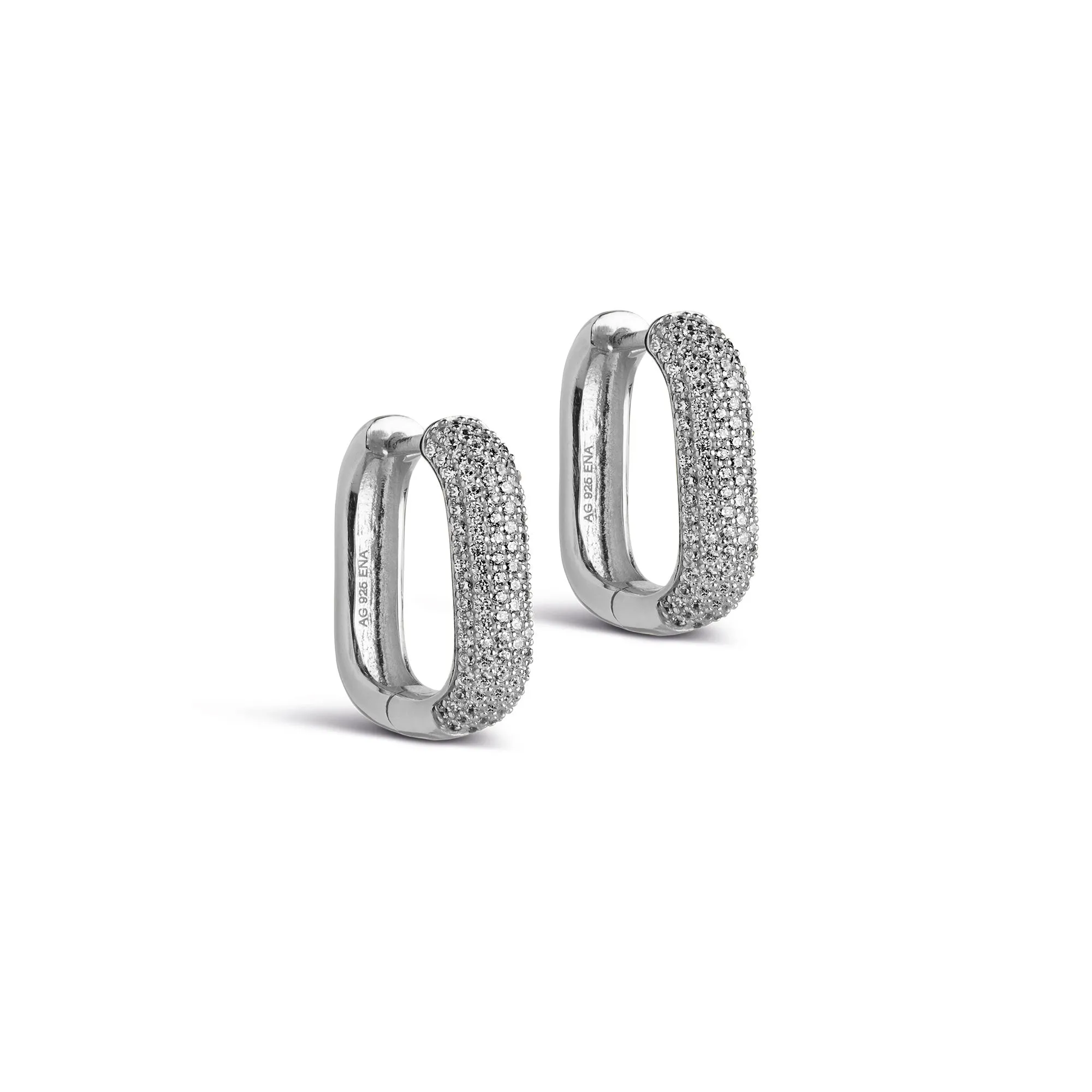 Hoops, Sparkling Square 18 mm