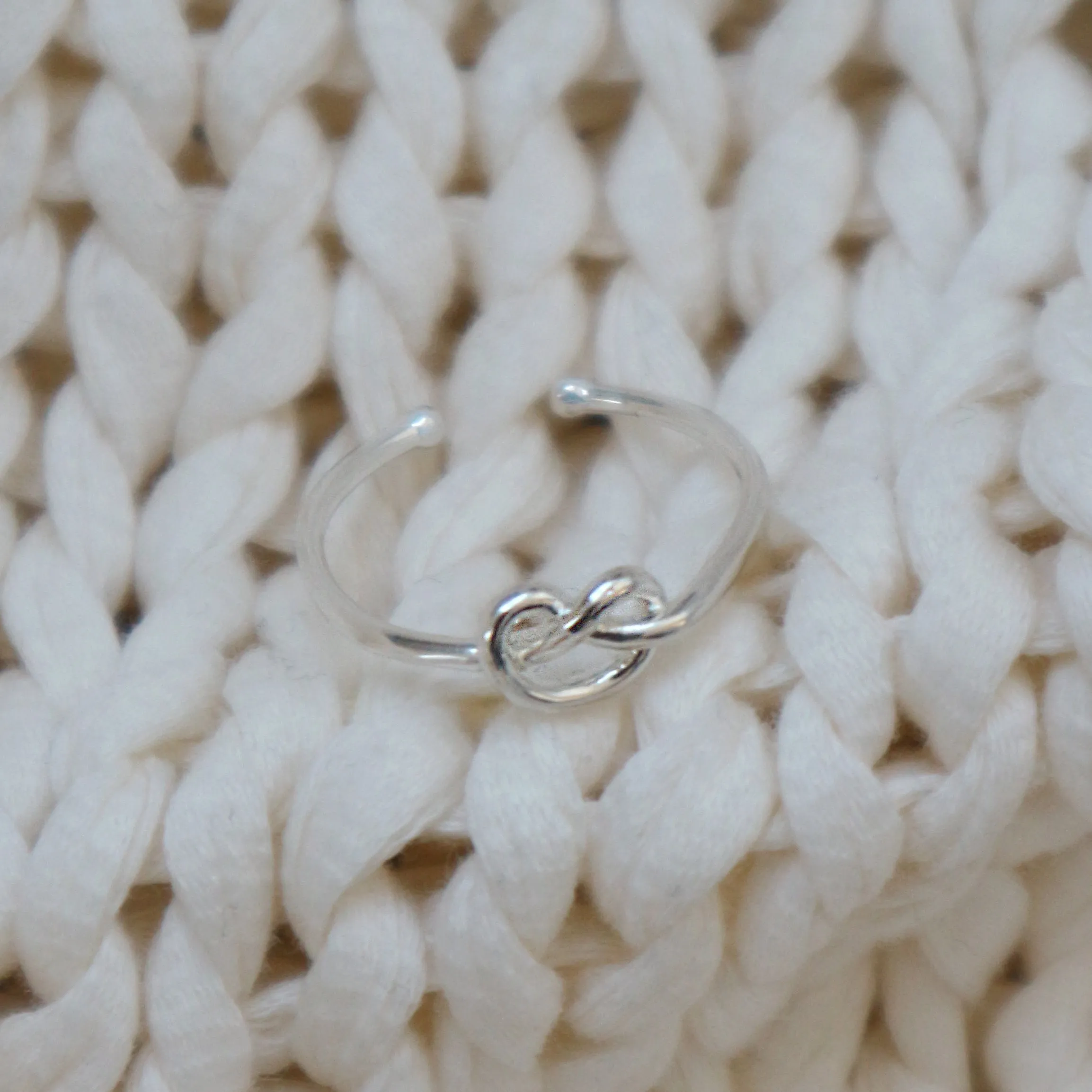 'I Couldn't Tie The Knot Without You' 925 Sterling Silver Bridesmaid Ring