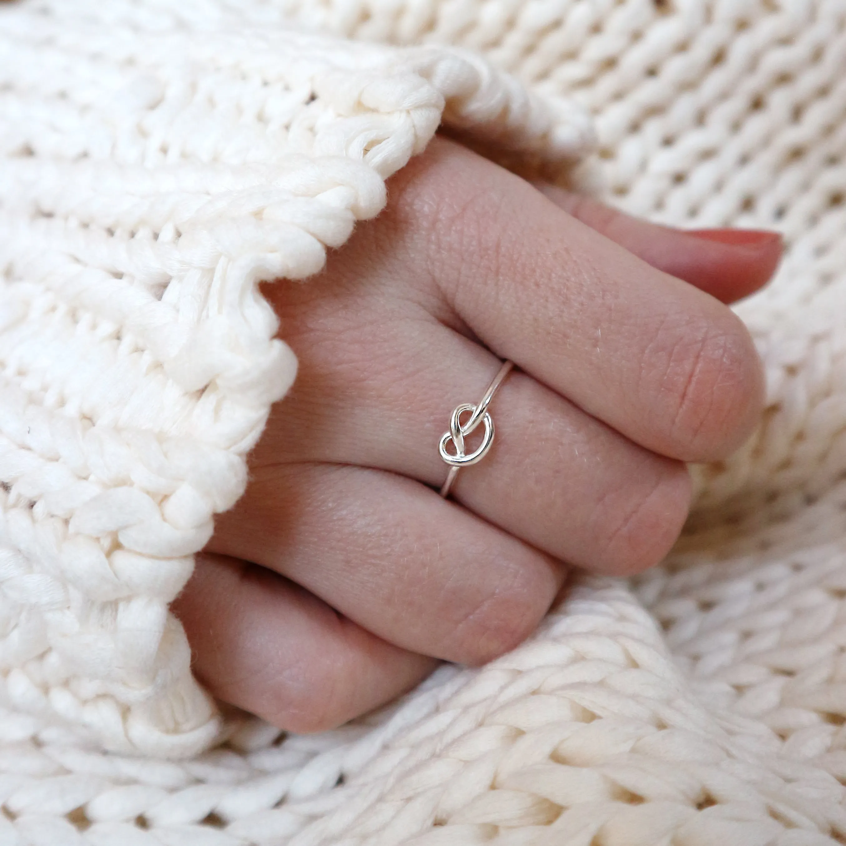 'I Couldn't Tie The Knot Without You' 925 Sterling Silver Bridesmaid Ring