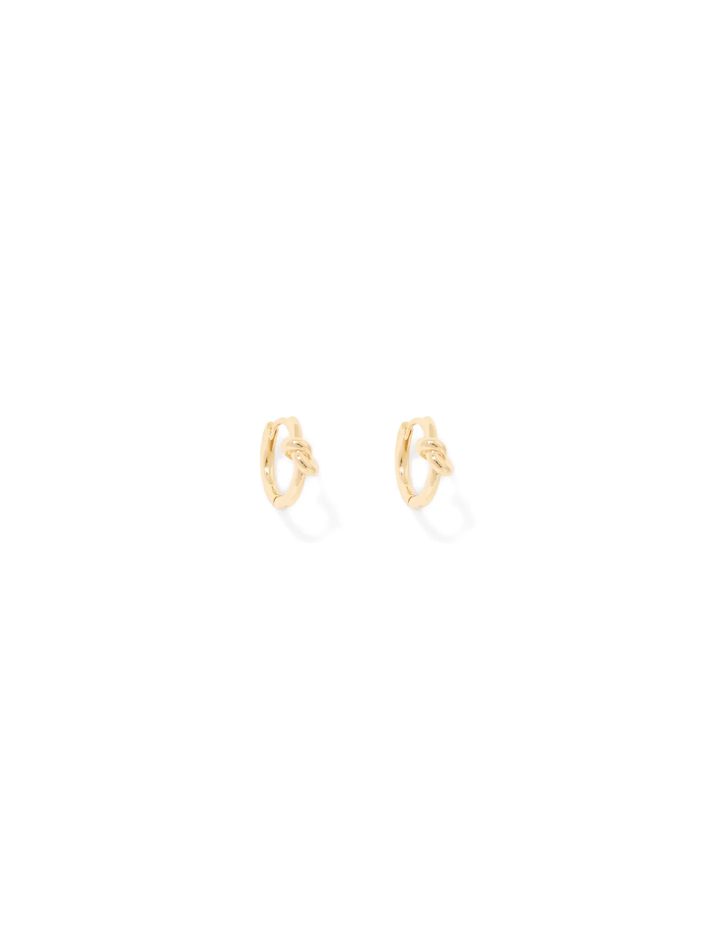 Kendra Knot Hoop Earrings