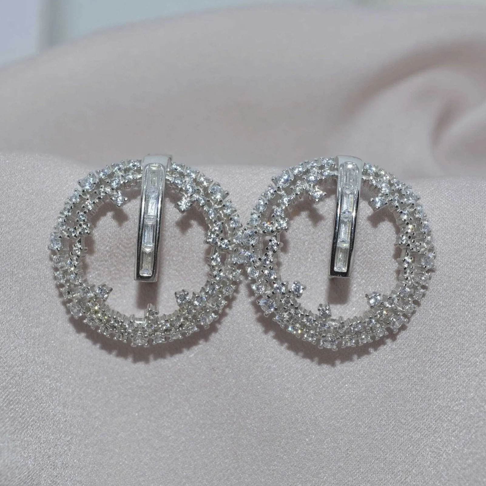 Luminous Luxe Hoops Earrings