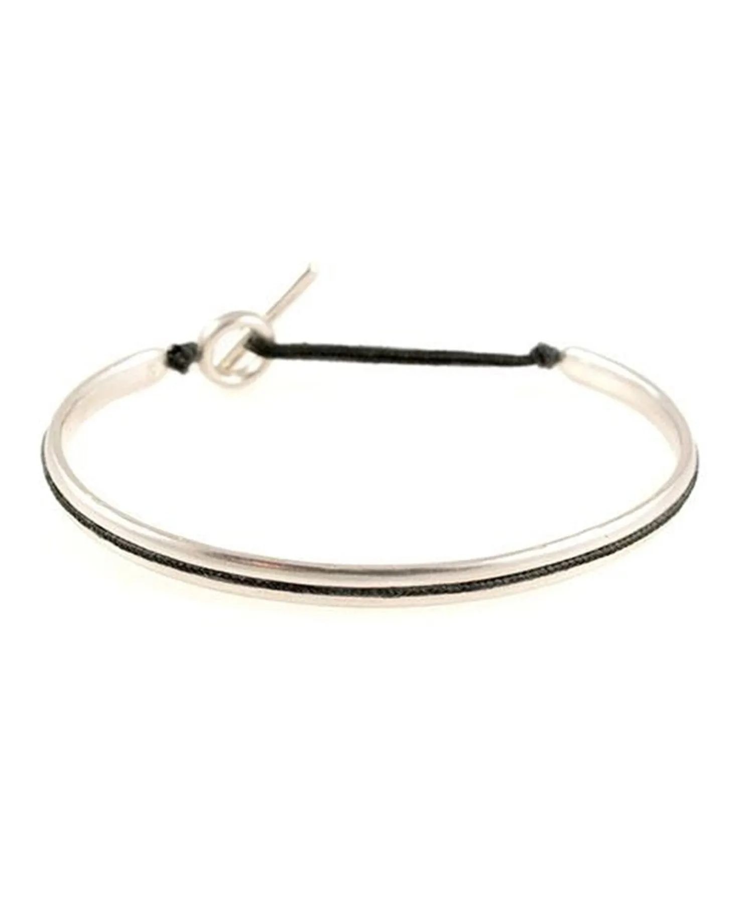 M. Cohen Slim Oval Silver Cuff