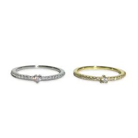 Noelly Dot Half Eternity Ring