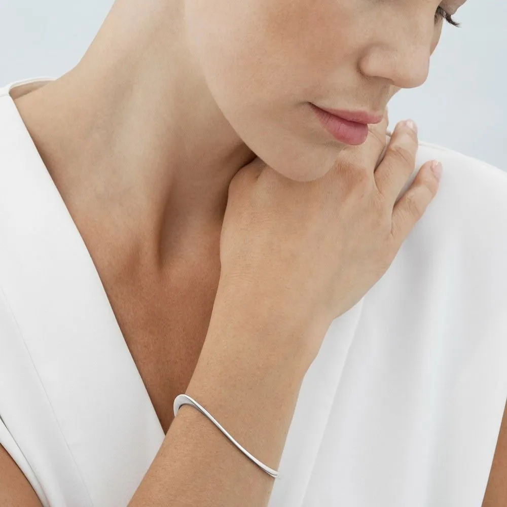 Offspring Slim Silver Bangle