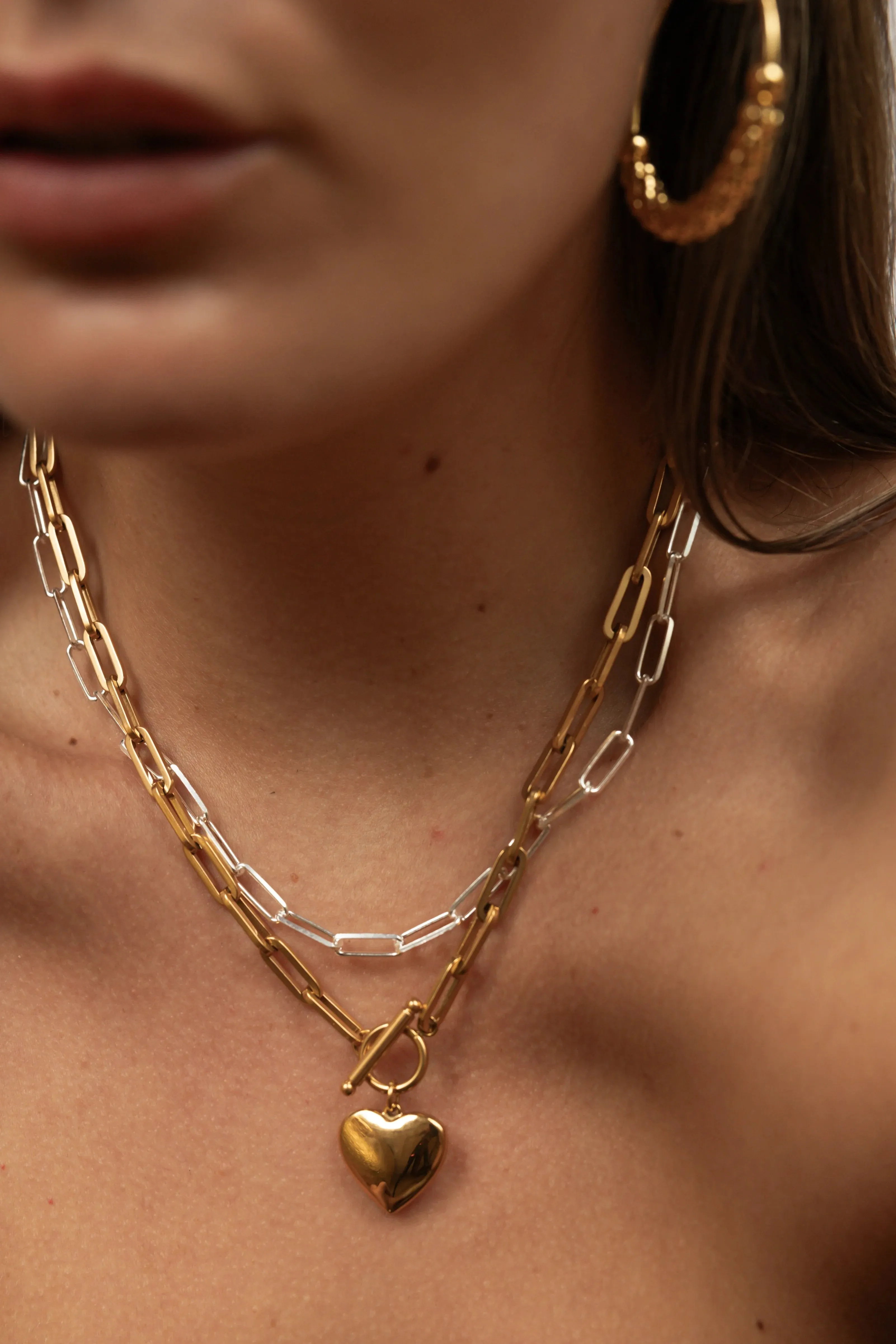 PAPERCLIP CHAIN | NECKLACE SILVER