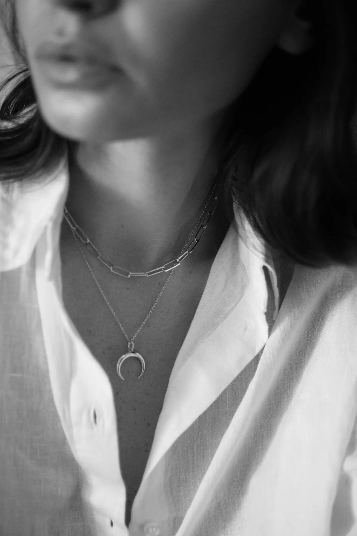 PAPERCLIP CHAIN | NECKLACE SILVER