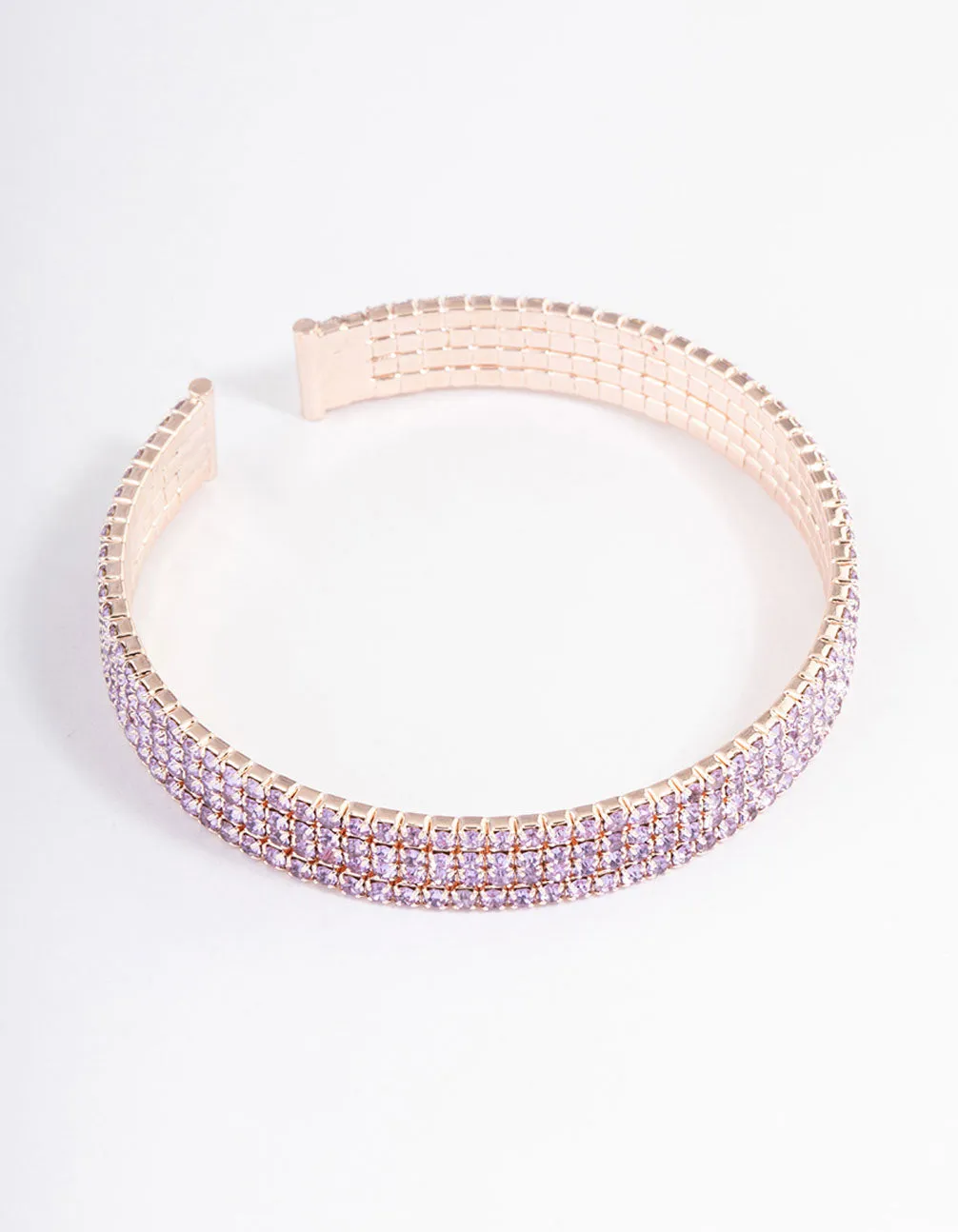 Rose Gold Classic Cup Chain Wrist Cuff