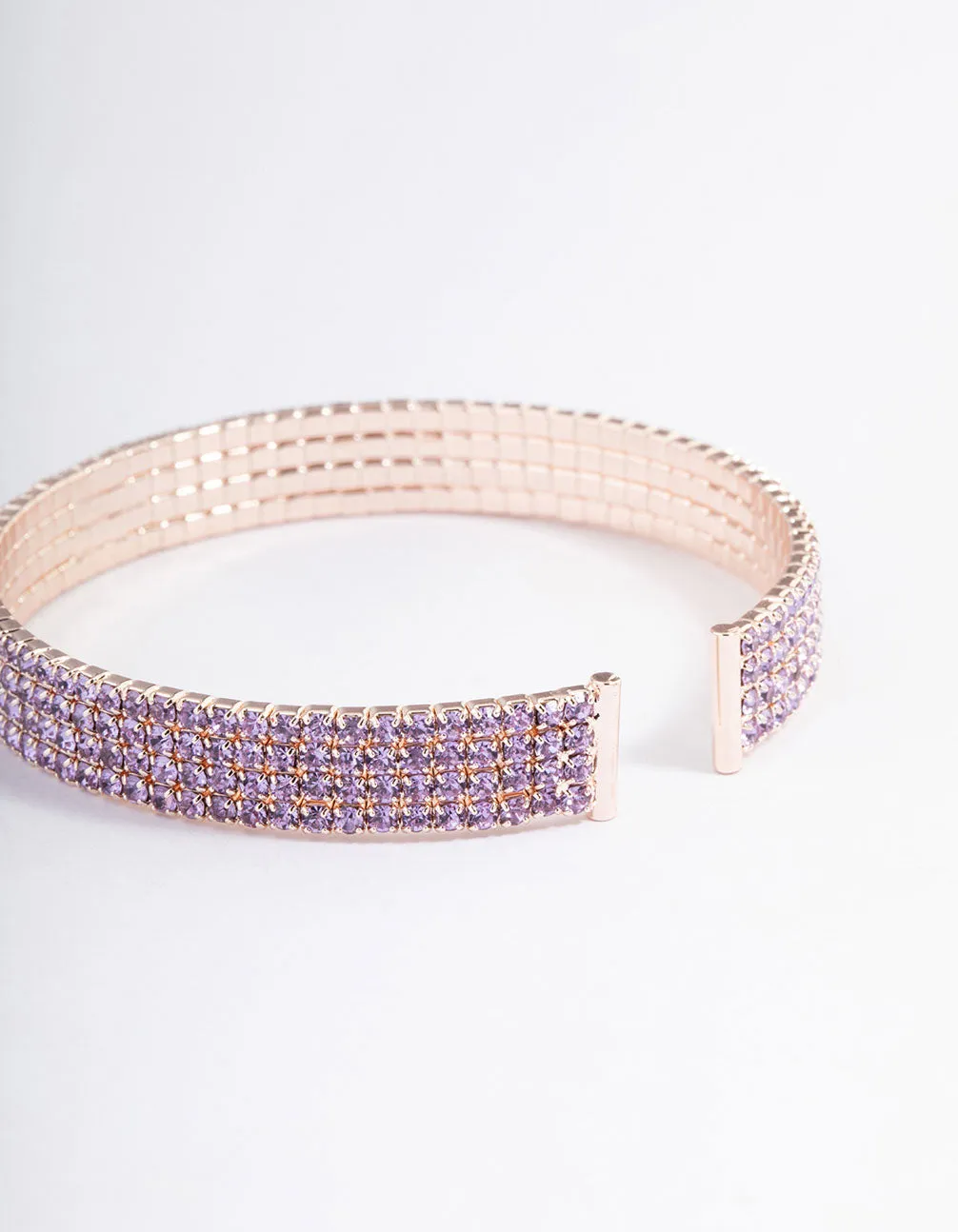 Rose Gold Classic Cup Chain Wrist Cuff