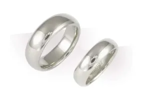 Silver Replica rings matched set