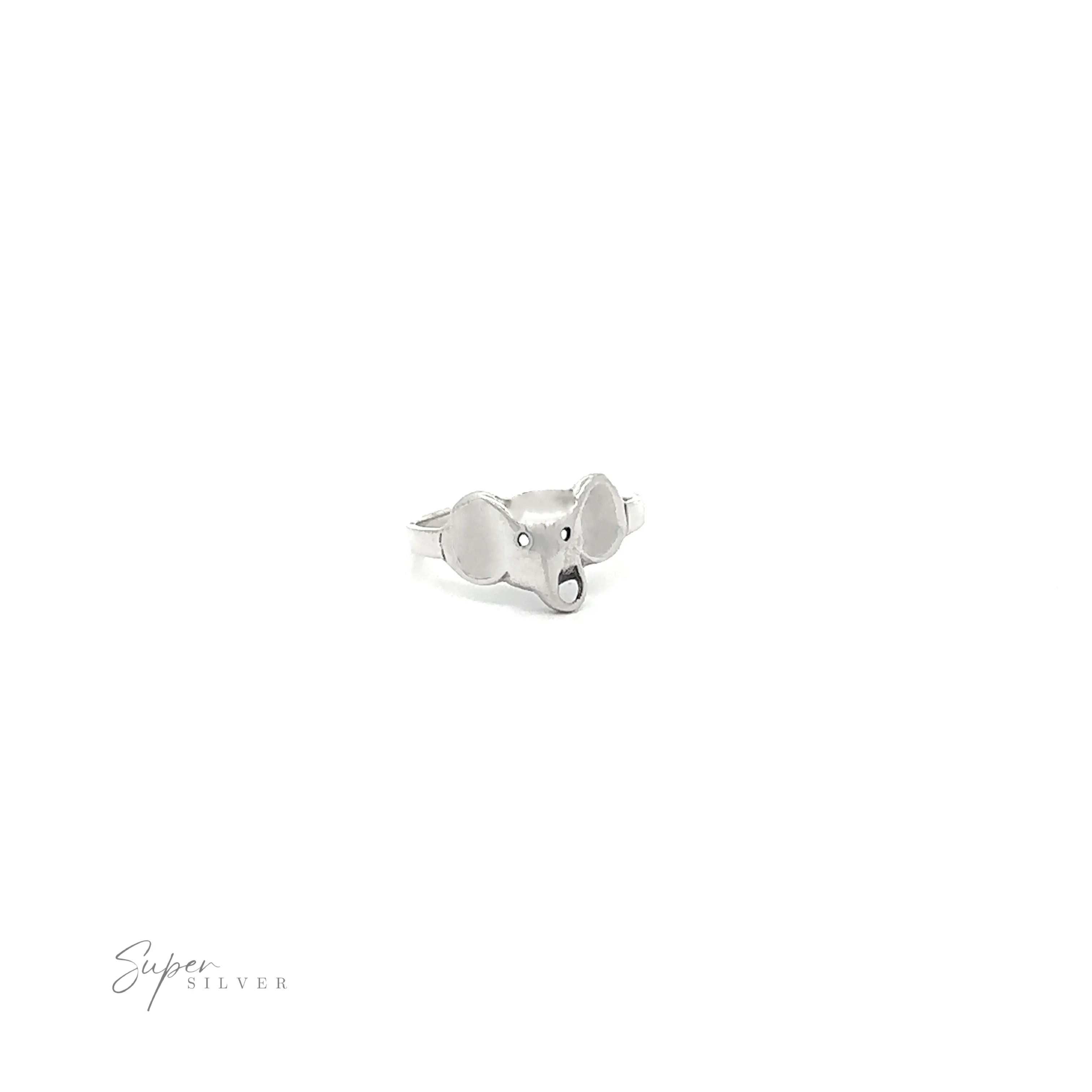 Simple Elephant Head Ring