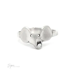 Simple Elephant Head Ring