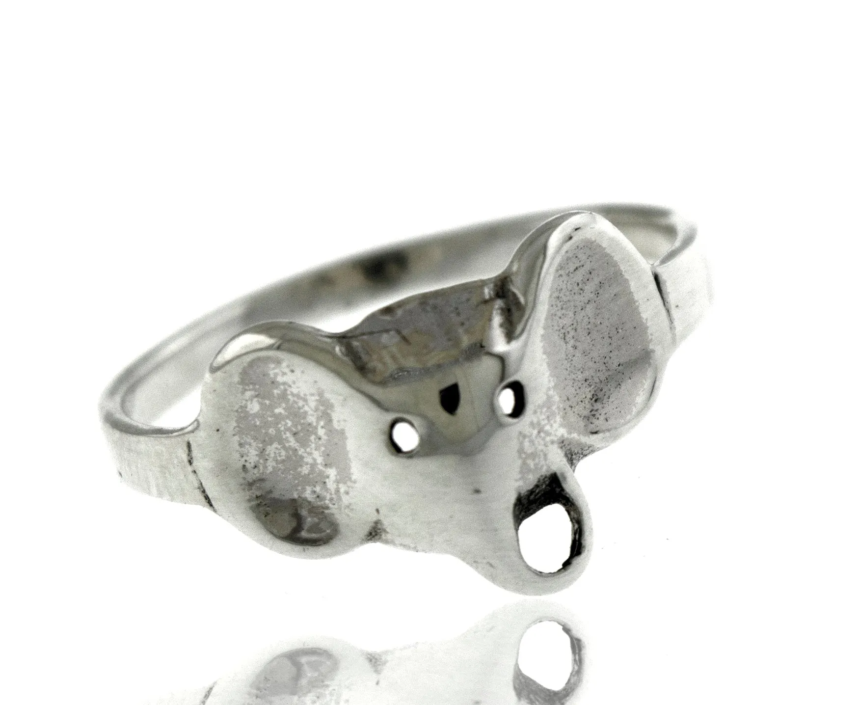 Simple Elephant Head Ring