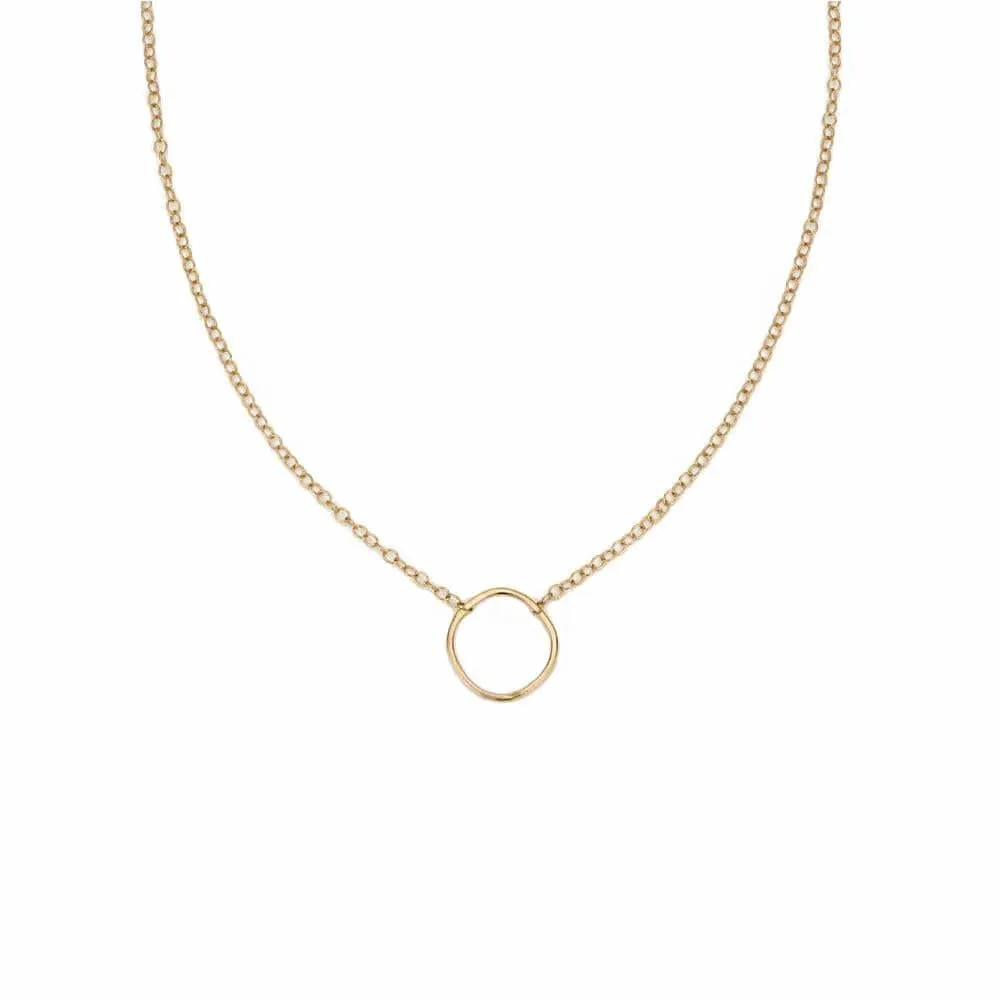 Simple Rounded Square Necklace