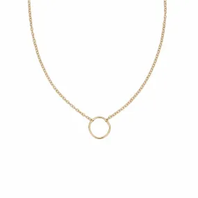 Simple Rounded Square Necklace