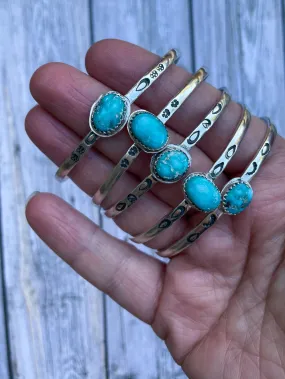 Turquoise and Sterling Silver Cuff Bracelet