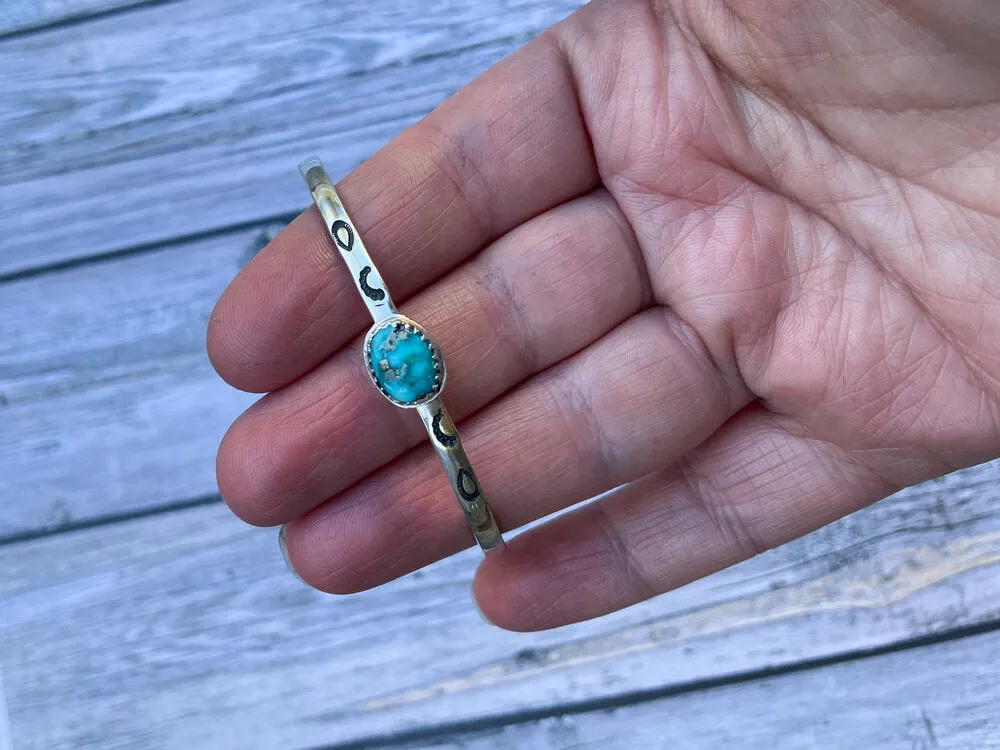 Turquoise and Sterling Silver Cuff Bracelet