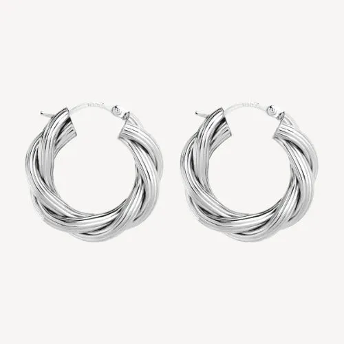 Twisted Tube Earring