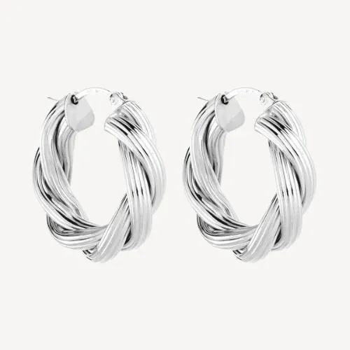 Twisted Tube Earring