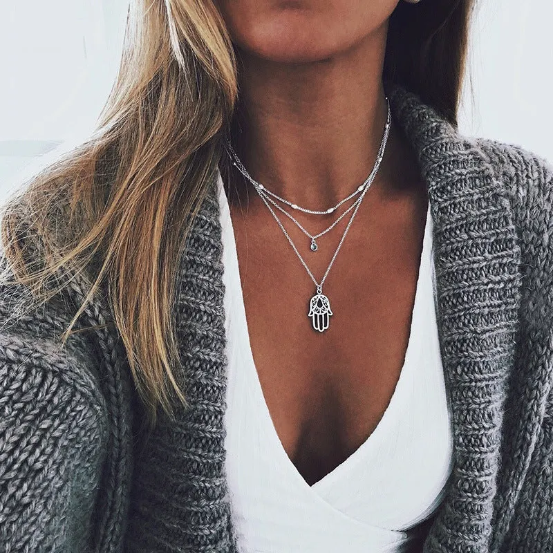 Women's Fashion Bohemian Style Multi-layer Necklace